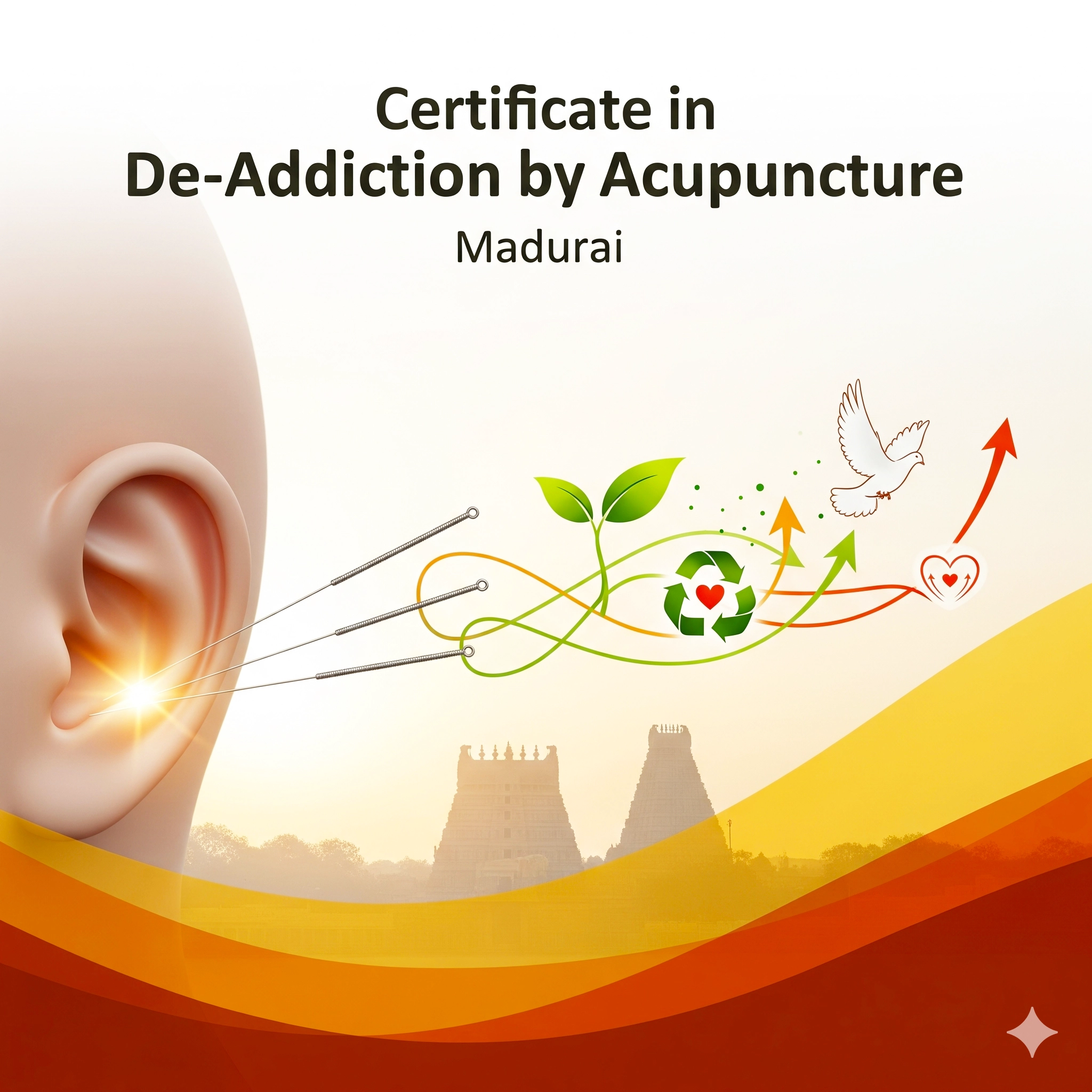 Certificate in De-Addiction by Acupuncture Madurai, Tamil Nadu