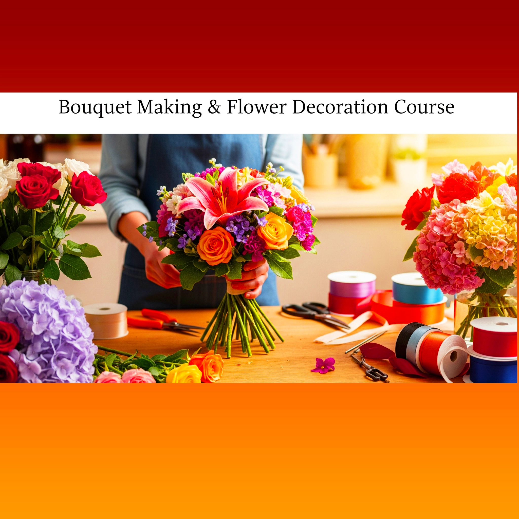 Bouquet Making and Flower Decoration Madurai, Tamil Nadu