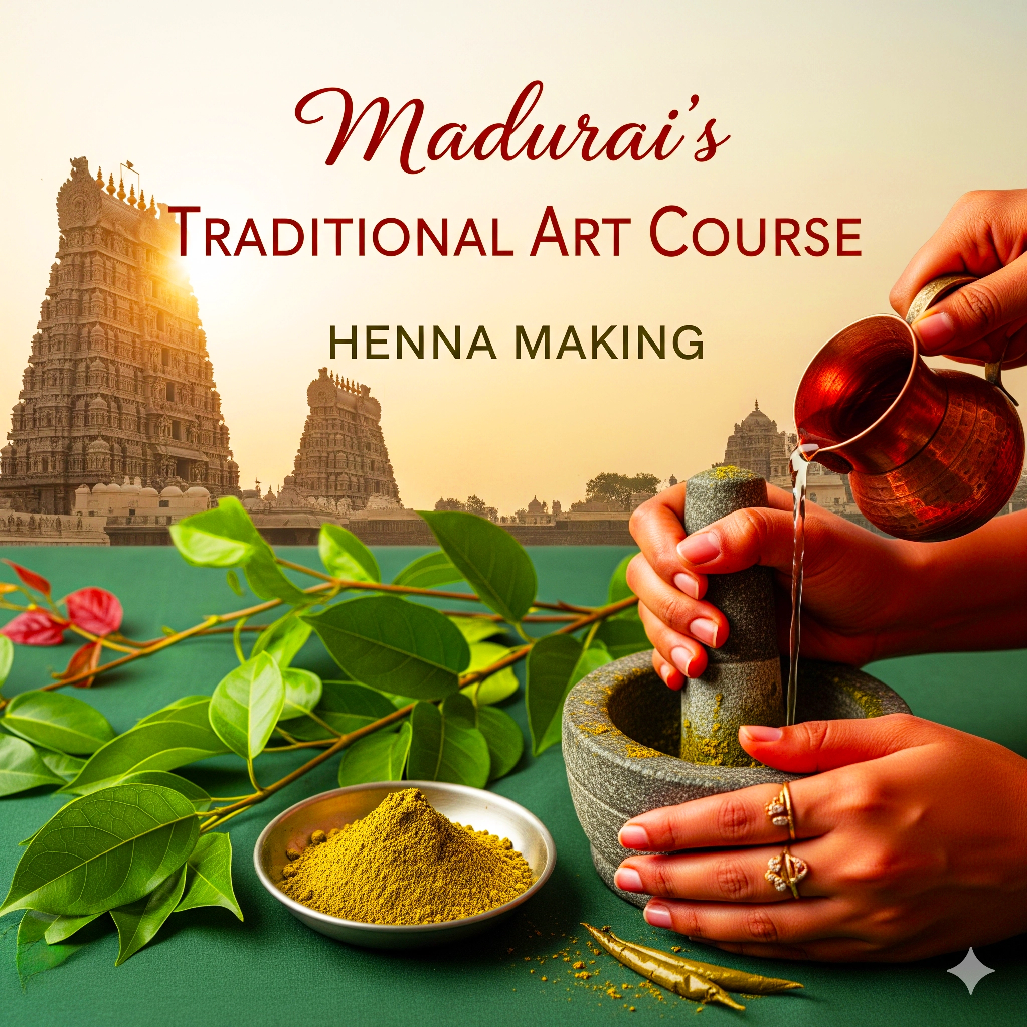 Henna Making Madurai, Tamil Nadu